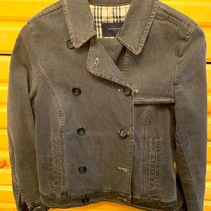 Authentic Burberry Double-breasted Jean Jacket